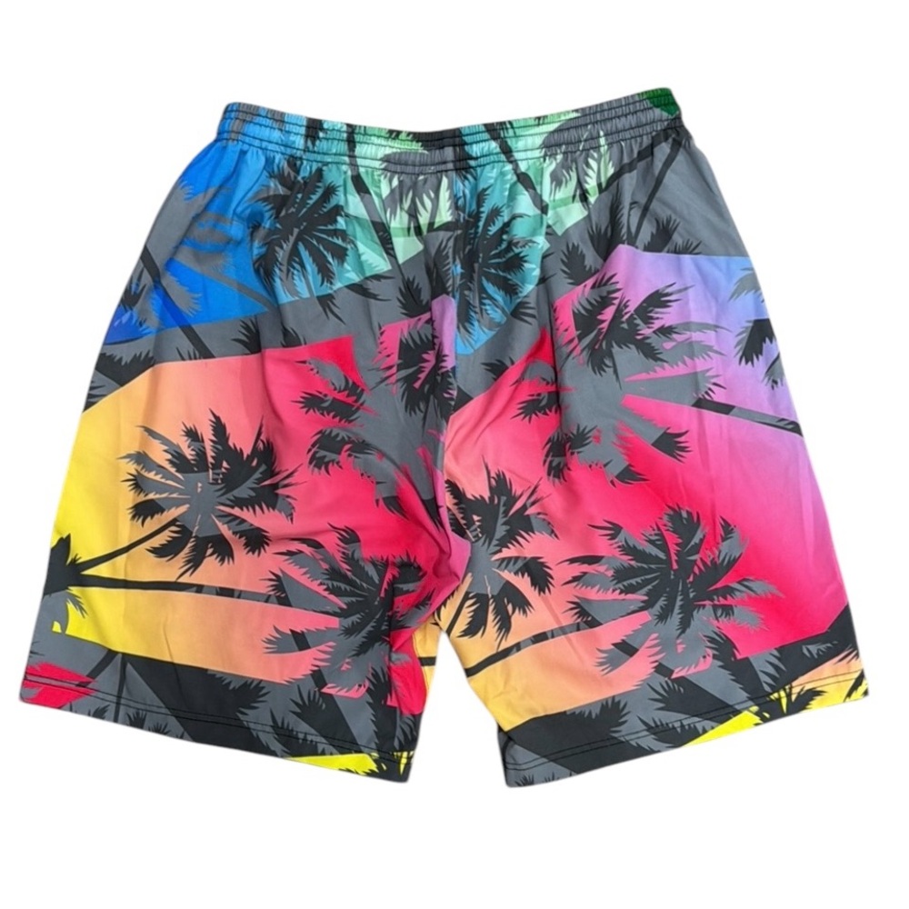 Barbell Voodoo Pink Hawaiian Drawstring Crossfit Gym Shorts w/ Pockets XXL READ - Picture 3 of 6